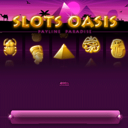 Slots Oasis - Get 400% Signup Bonus